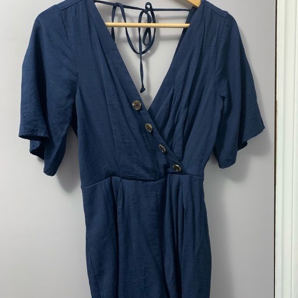 Altar’d State Navy Blue Romper - Picture 3 of 3